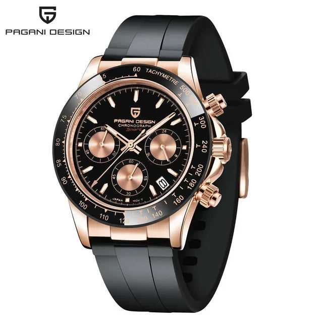 PAGANI DESIGN V2 Chronograph – 40mm Men's Sapphire Stainless Steel Waterproof Watch