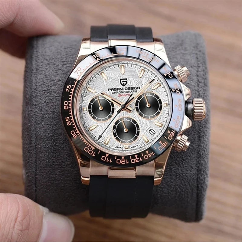 PAGANI DESIGN V2 Chronograph – 40mm Men's Sapphire Stainless Steel Waterproof Watch