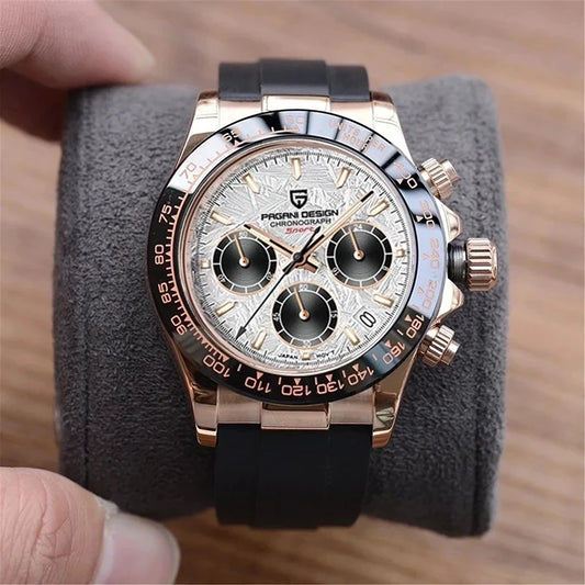 PAGANI DESIGN V2 Chronograph – 40mm Men's Sapphire Stainless Steel Waterproof Watch
