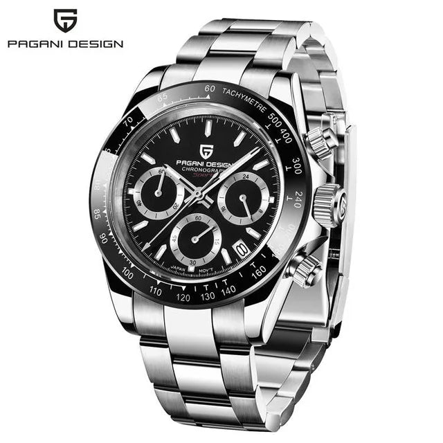 PAGANI DESIGN V2 Chronograph – 40mm Men's Sapphire Stainless Steel Waterproof Watch