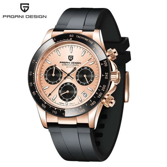 PAGANI DESIGN V2 Chronograph – 40mm Men's Sapphire Stainless Steel Waterproof Watch