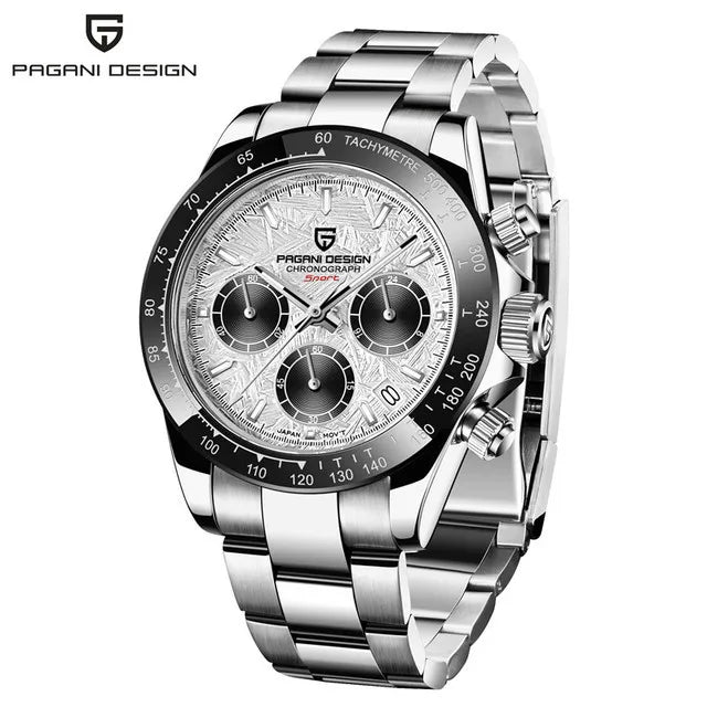 PAGANI DESIGN V2 Chronograph – 40mm Men's Sapphire Stainless Steel Waterproof Watch