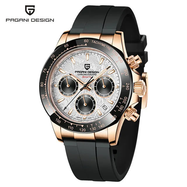 PAGANI DESIGN V2 Chronograph – 40mm Men's Sapphire Stainless Steel Waterproof Watch