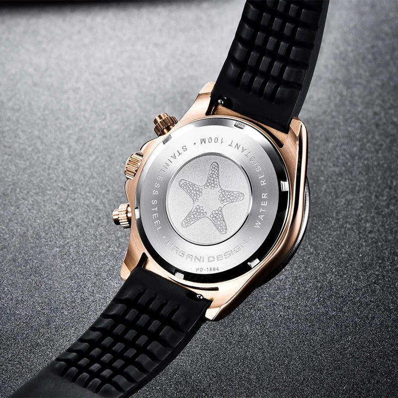 PAGANI DESIGN V2 Chronograph – 40mm Men's Sapphire Stainless Steel Waterproof Watch